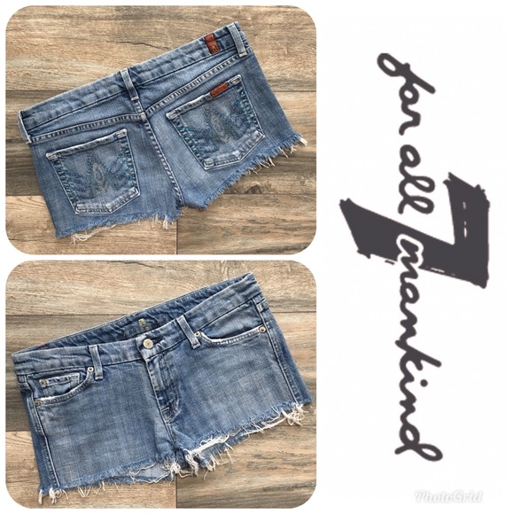 7 For All Mankind Pants - LIKE NEW **7 FOR ALL MANKIND** Jean Shorts Size 29